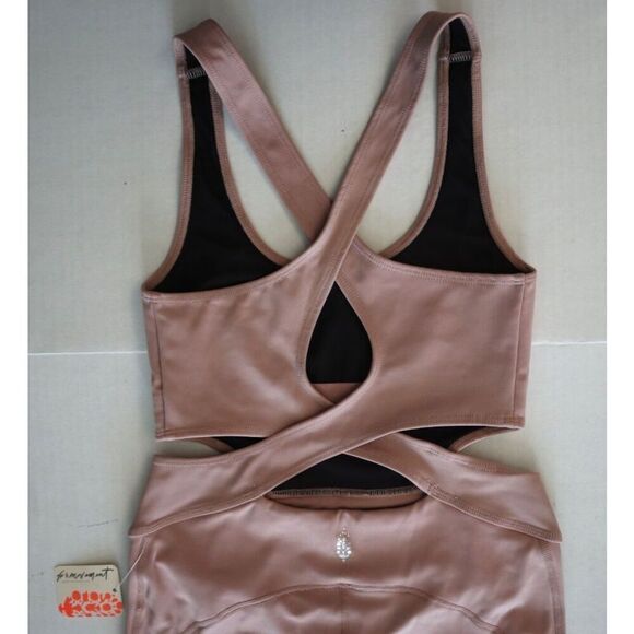 FP Movement OB1449134 Women Sz XS Mauve Swoon Back It Up One Piece Jumpsuit - Picture 9 of 13